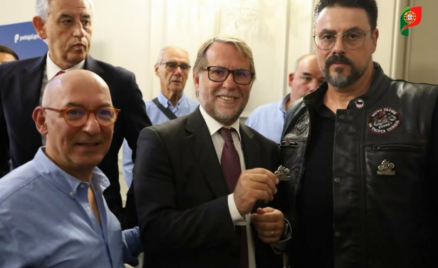 Moto Clube do Fundão participa na assinatura do protocolo da XI Peregrinação da