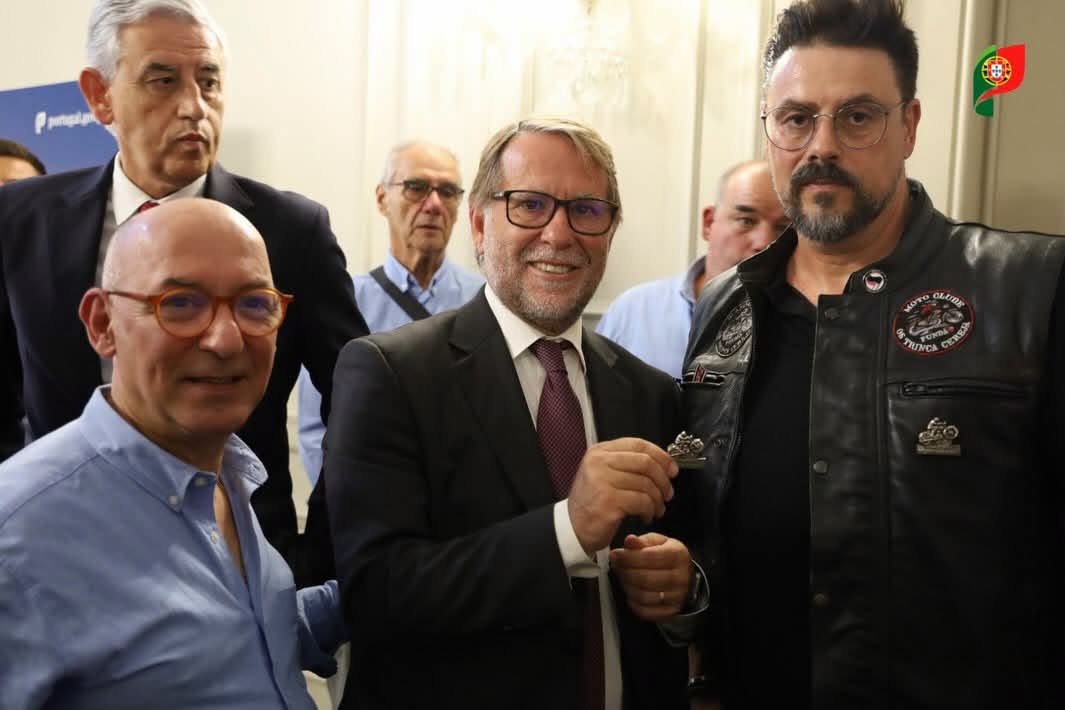 Moto Clube do Fundão participa na assinatura do protocolo da XI Peregrinação da