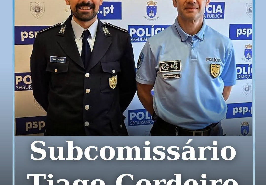 O Comando Distrital da PSP de Castelo Branco recebeu o Subcomissário Tiago Migue