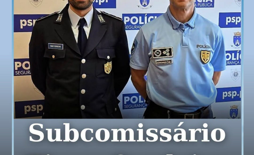 O Comando Distrital da PSP de Castelo Branco recebeu o Subcomissário Tiago Migue