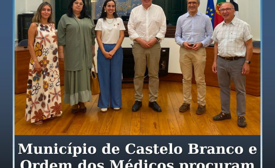 O Presidente da Câmara Municipal de Castelo Branco, Leopoldo Rodrigues, reuniu,