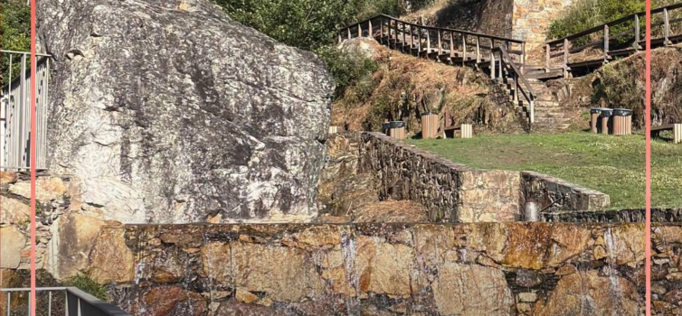 O acesso a banhos na zona da Foz do Cobrão, na freguesia de Vila Velha de Ródão,