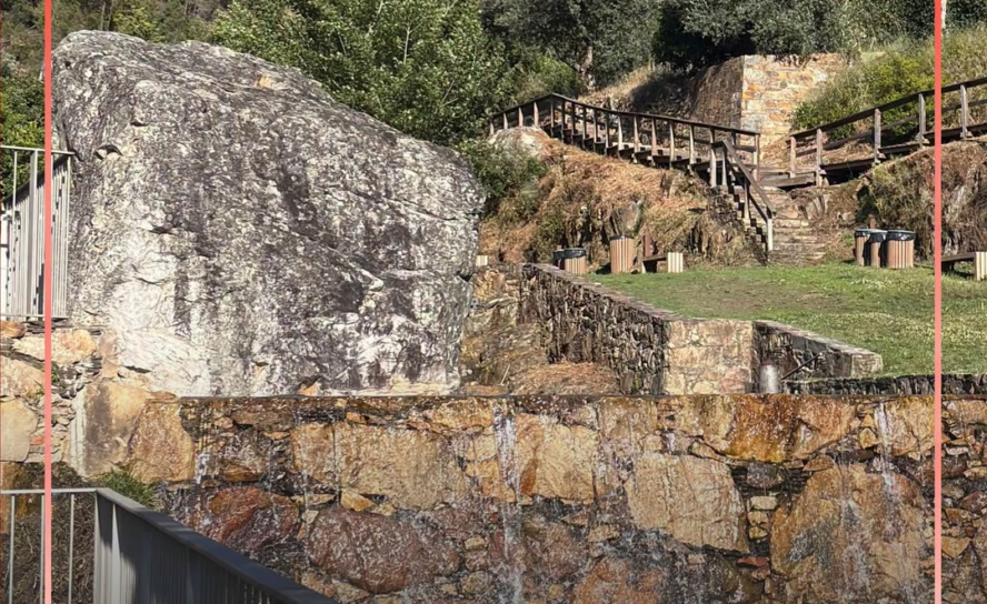O acesso a banhos na zona da Foz do Cobrão, na freguesia de Vila Velha de Ródão,
