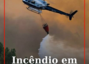 O alerta para o incêndio agrícola na Quinta da Várzea do Sr. Tenente