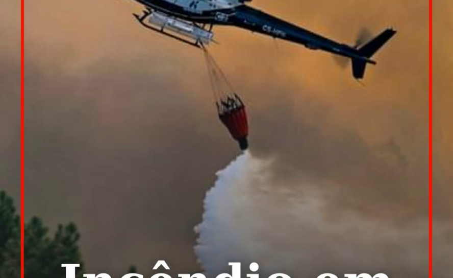 O alerta para o incêndio agrícola na Quinta da Várzea do Sr. Tenente