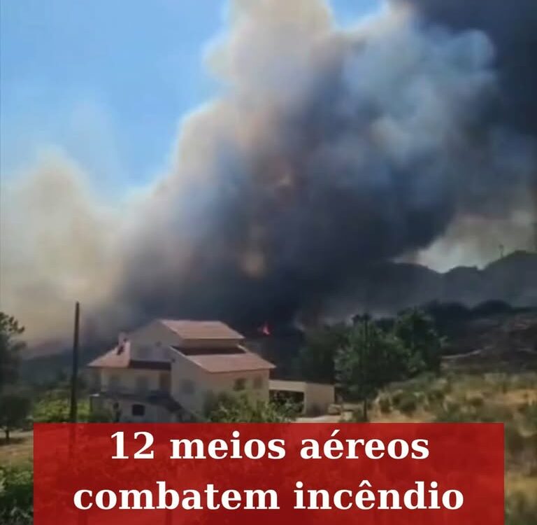 O alerta para o incêndio que deflagrou no sabugal foi dado cerca das 15h21.