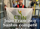 O atleta João Francisco Santos, do Clube de Ténis de Idanha-a-Nova