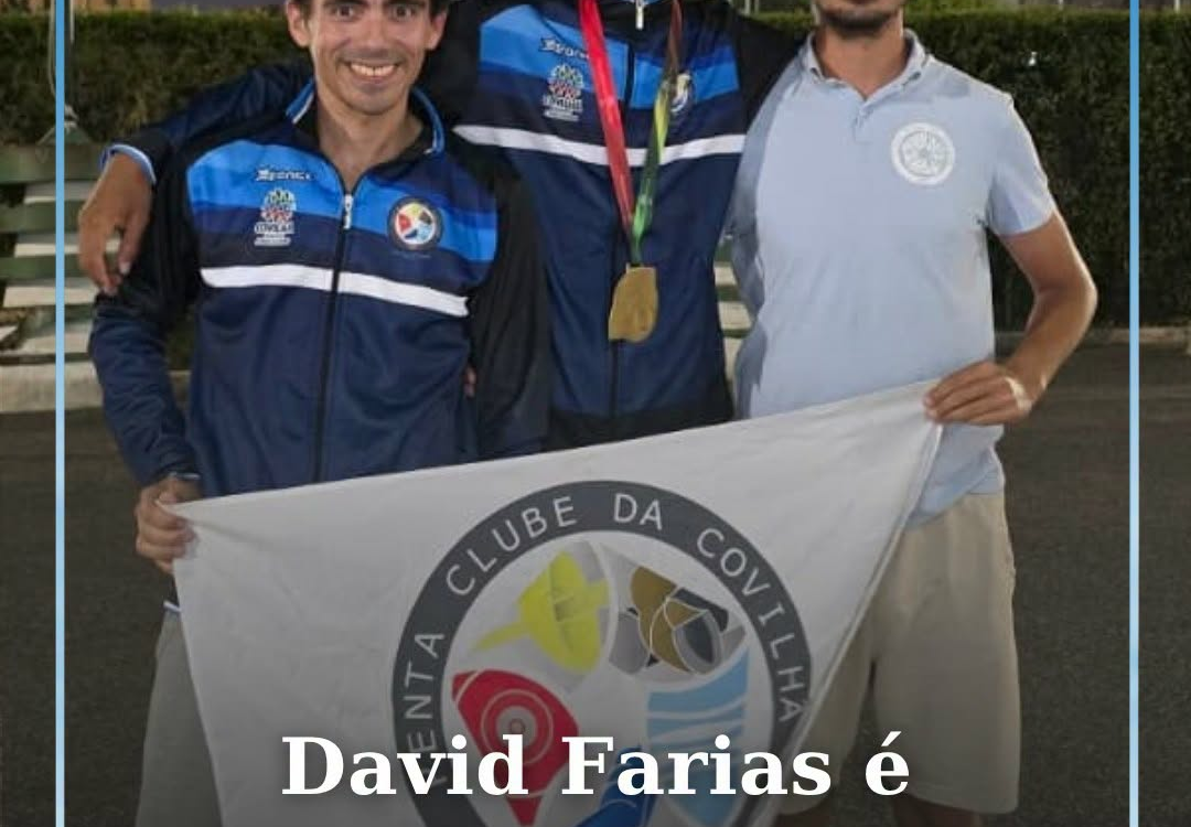 O atleta do Penta Clube da Covilhã, David Farias