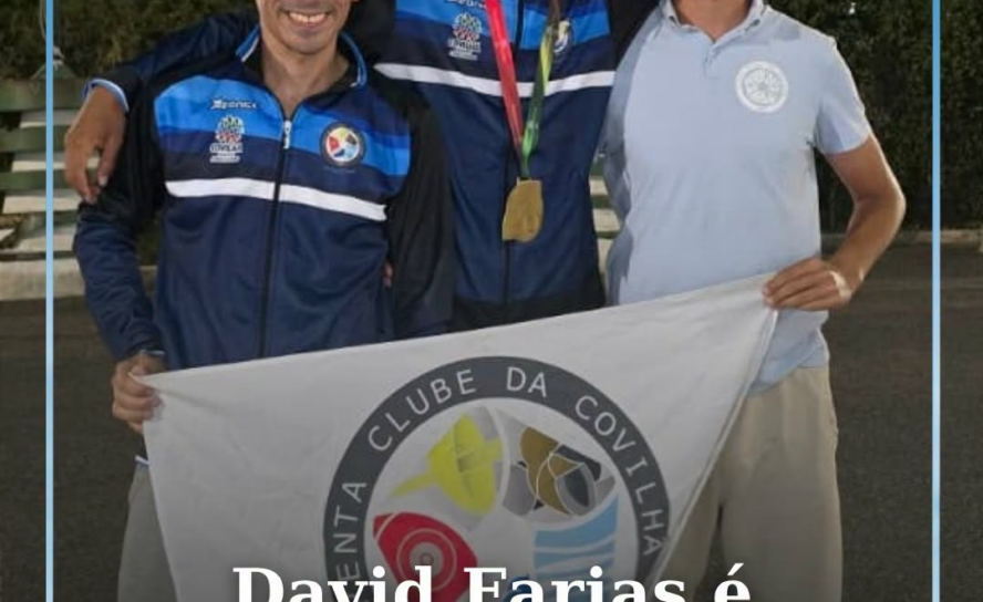 O atleta do Penta Clube da Covilhã, David Farias