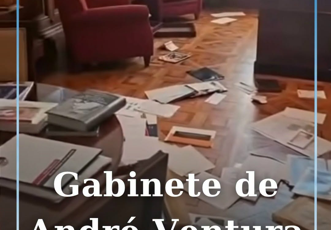 O gabinete de André Ventura, líder do Chega