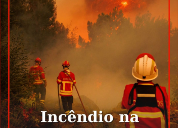 O incêndio que deflagrou no concelho da Guarda continua a evoluir de forma preoc