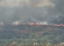 O incêndio que deflagrou no concelho da Guarda, na passada segunda-feira