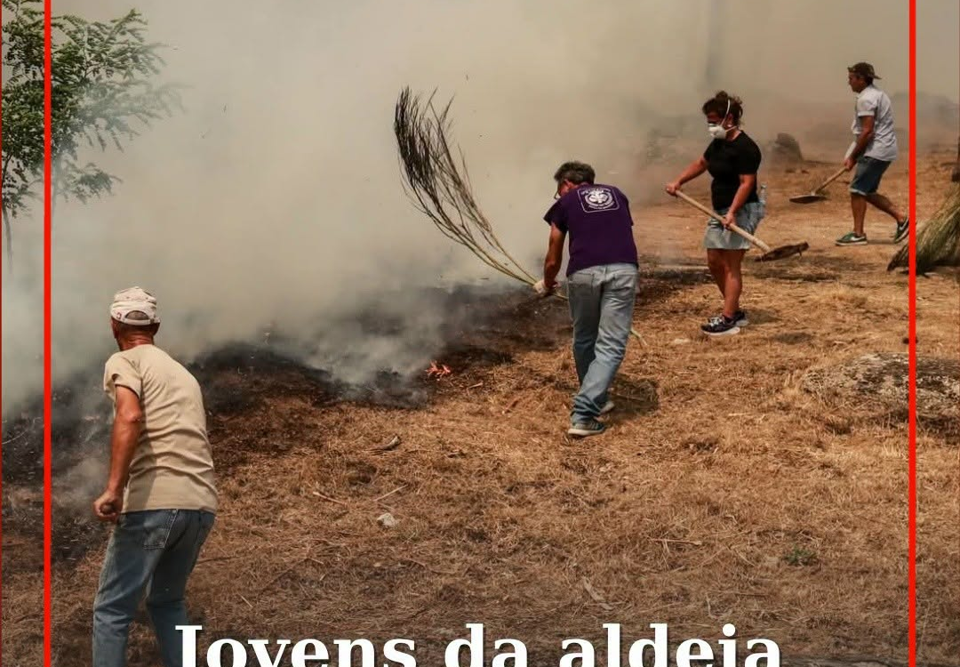 O incêndio que lavra no concelho da Guarda voltou a ganhar intensidade durante a