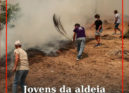 O incêndio que lavra no concelho da Guarda voltou a ganhar intensidade durante a