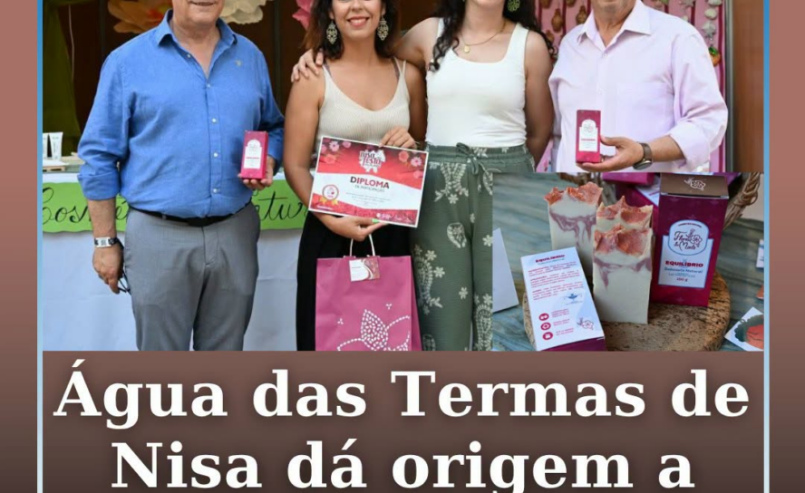 O sabonete artesanal desenvolvido pela empresa local Flores do Monte