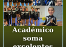 Os atletas da secção de Patinagem Artística, do Académico dos Penedos Altos