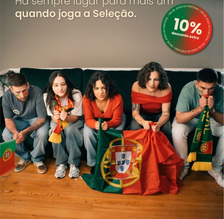 Portugal entra em campo e o conforto entra em sua casa.