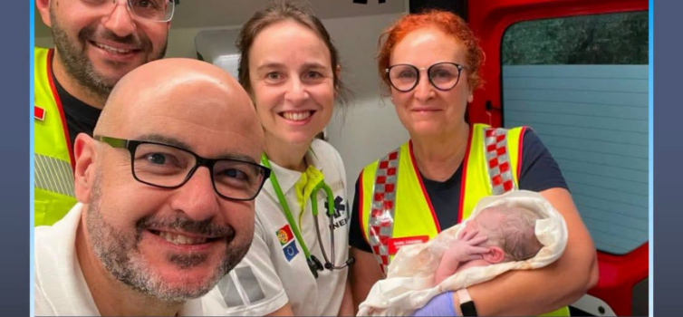 Uma bebé nasceu, na manhã desta quarta-feira