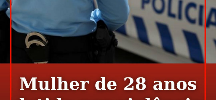 Uma mulher, de 28 anos