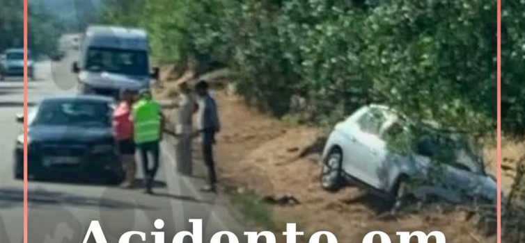 Uma mulher de 70 anos ficou com ferimentos ligeiros
