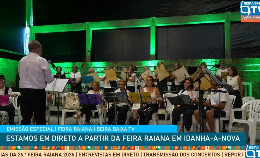 A Beira Baixa TV transmitiu, em direto a partir do Palco Sons Raianos