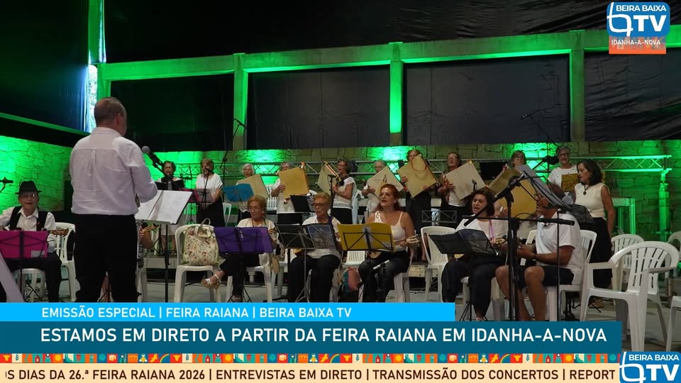 A Beira Baixa TV transmitiu, em direto a partir do Palco Sons Raianos