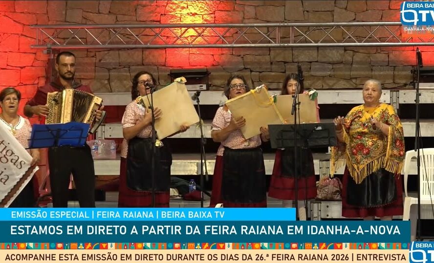 A Beira Baixa TV transmitiu, em direto a partir do Palco Sons Raianos
