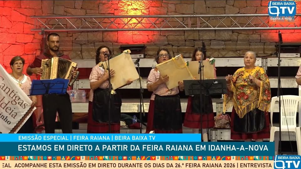 A Beira Baixa TV transmitiu, em direto a partir do Palco Sons Raianos