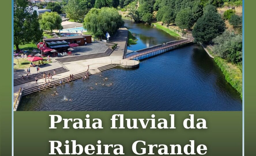 A Praia Fluvial da Ribeira Grande, na Sertã, foi reaberta esta sexta-feira