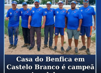 A Secção de Pesca Desportiva da Casa do Benfica em Castelo Branco sagrou-se Camp