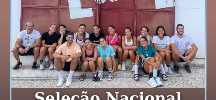 A Seleção Nacional Júnior de TeamGym está a realizar um período de preparação em