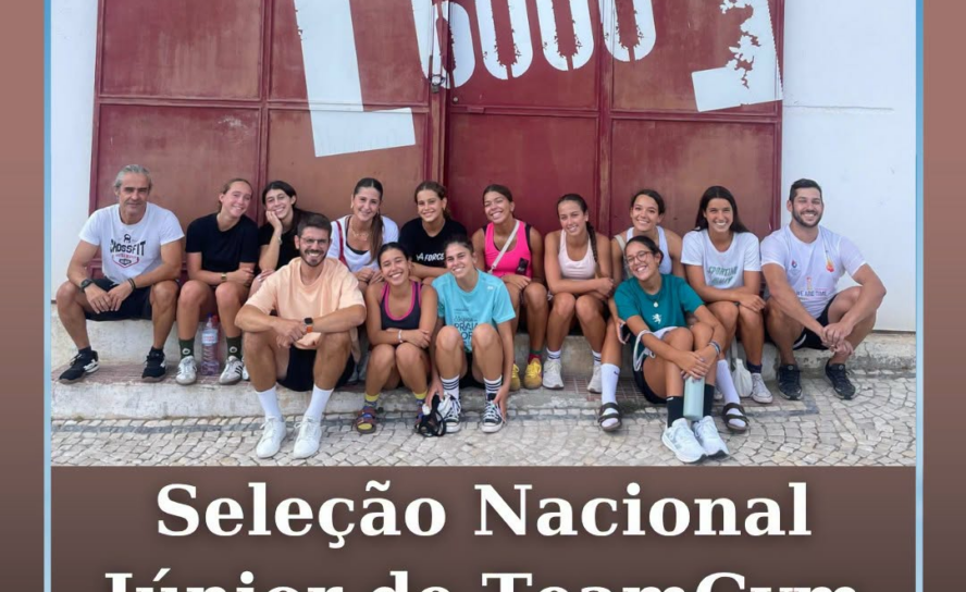 A Seleção Nacional Júnior de TeamGym está a realizar um período de preparação em