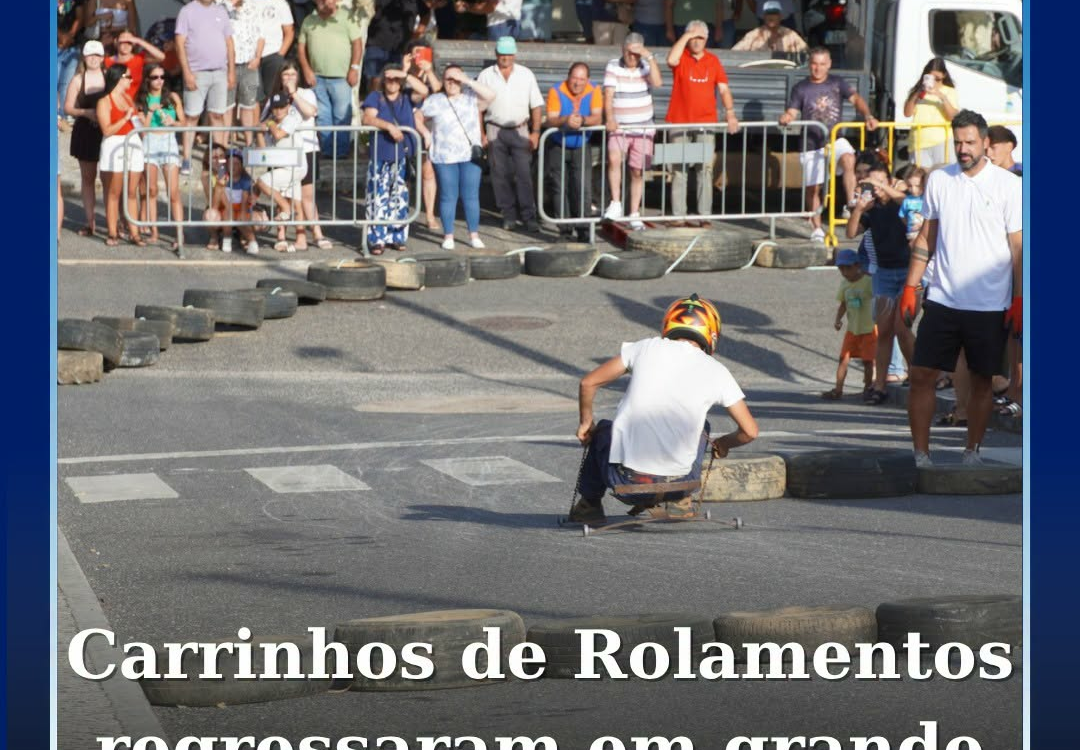 A descida junto à Igreja Matriz de Vila de Rei voltou a encher-se de velocidade,