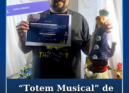 A peça ‘Totem Musical’, do ceramista Pedro Rafael
