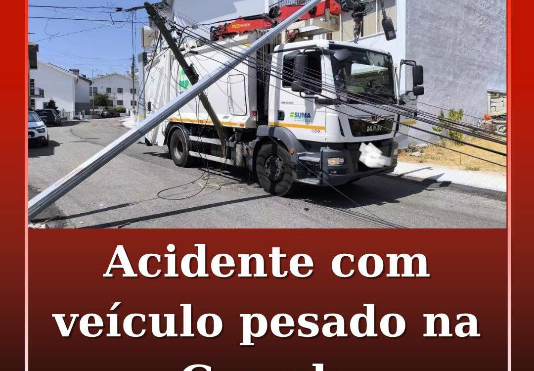 Acidente com veículo pesado em Guarda