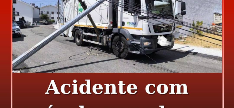 Acidente com veículo pesado em Guarda
