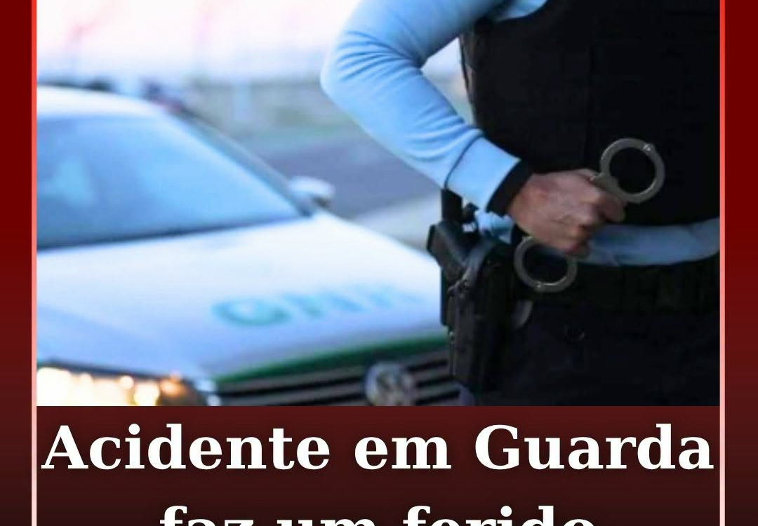 Acidente em Guarda faz um ferido