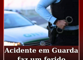 Acidente em Guarda faz um ferido
