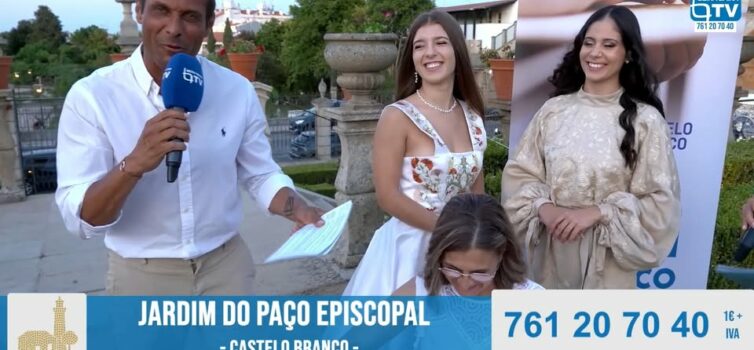 Bordadeira Ana Pereira, apela ao voto pelo Jardim do Paço Episcopal