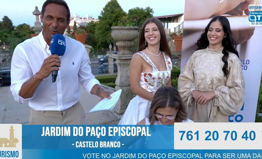Bordadeira Ana Pereira, apela ao voto pelo Jardim do Paço Episcopal