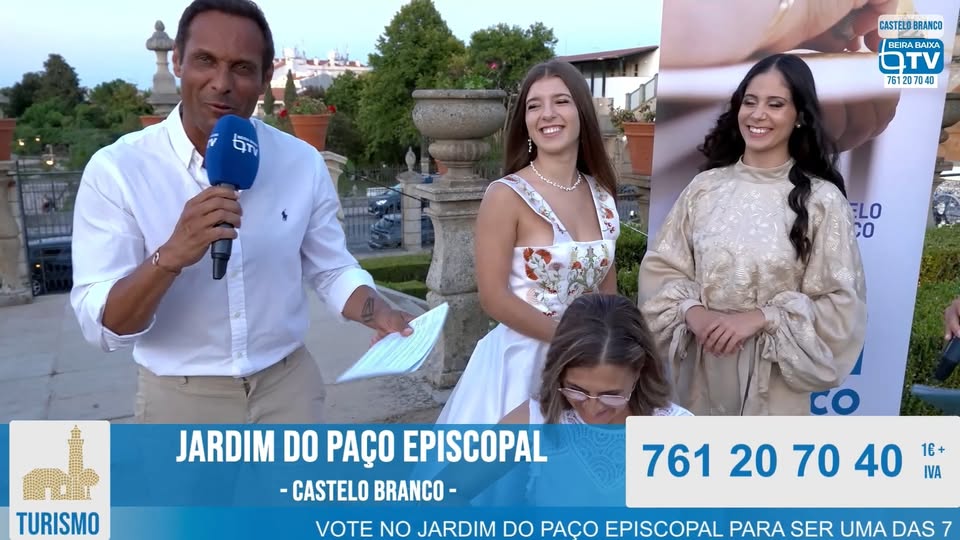 Bordadeira Ana Pereira, apela ao voto pelo Jardim do Paço Episcopal