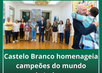 Castelo Branco homenageia campeões mundiais de Judown