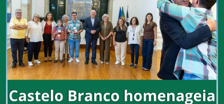 Castelo Branco homenageia campeões mundiais de Judown