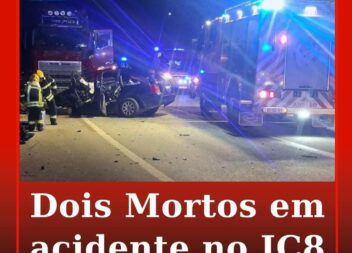 DOIS MORTOS EM ACIDENTE NO IC8
