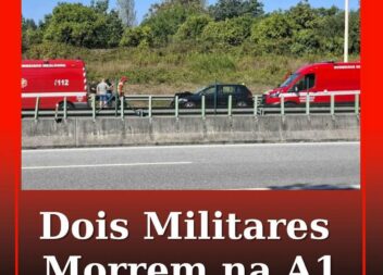 Dois militares morrem atropelados na A1