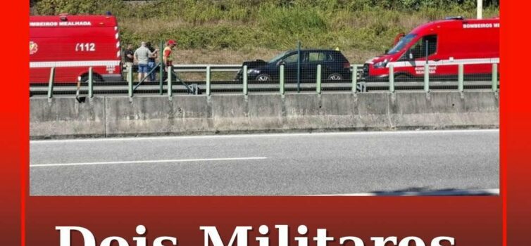 Dois militares morrem atropelados na A1