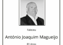 Faleceu António Joaquim Magueijo, aos 81 anos, natural e residente em Partida.