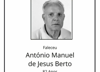 Faleceu António Manuel de Jesus Berto, aos 82 anos, natural da Covilhã.