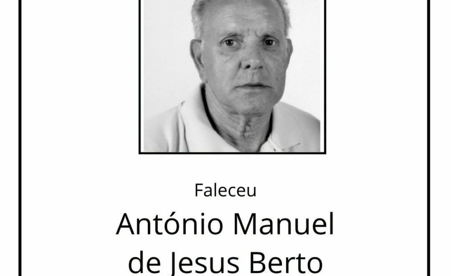 Faleceu António Manuel de Jesus Berto, aos 82 anos, natural da Covilhã.