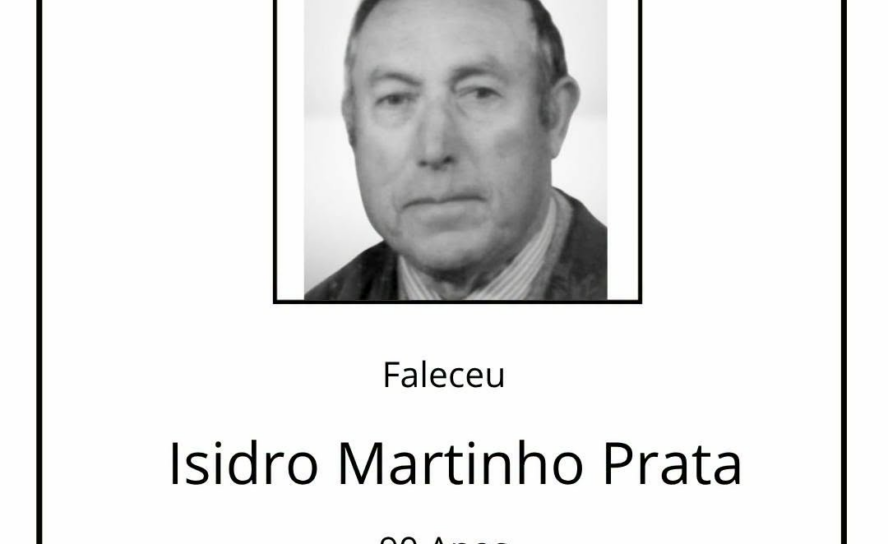 Faleceu Isidro Martinho Prata, aos 90 anos, natural de Salgueiro do Campo.